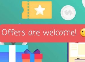 Feel free to make offers!